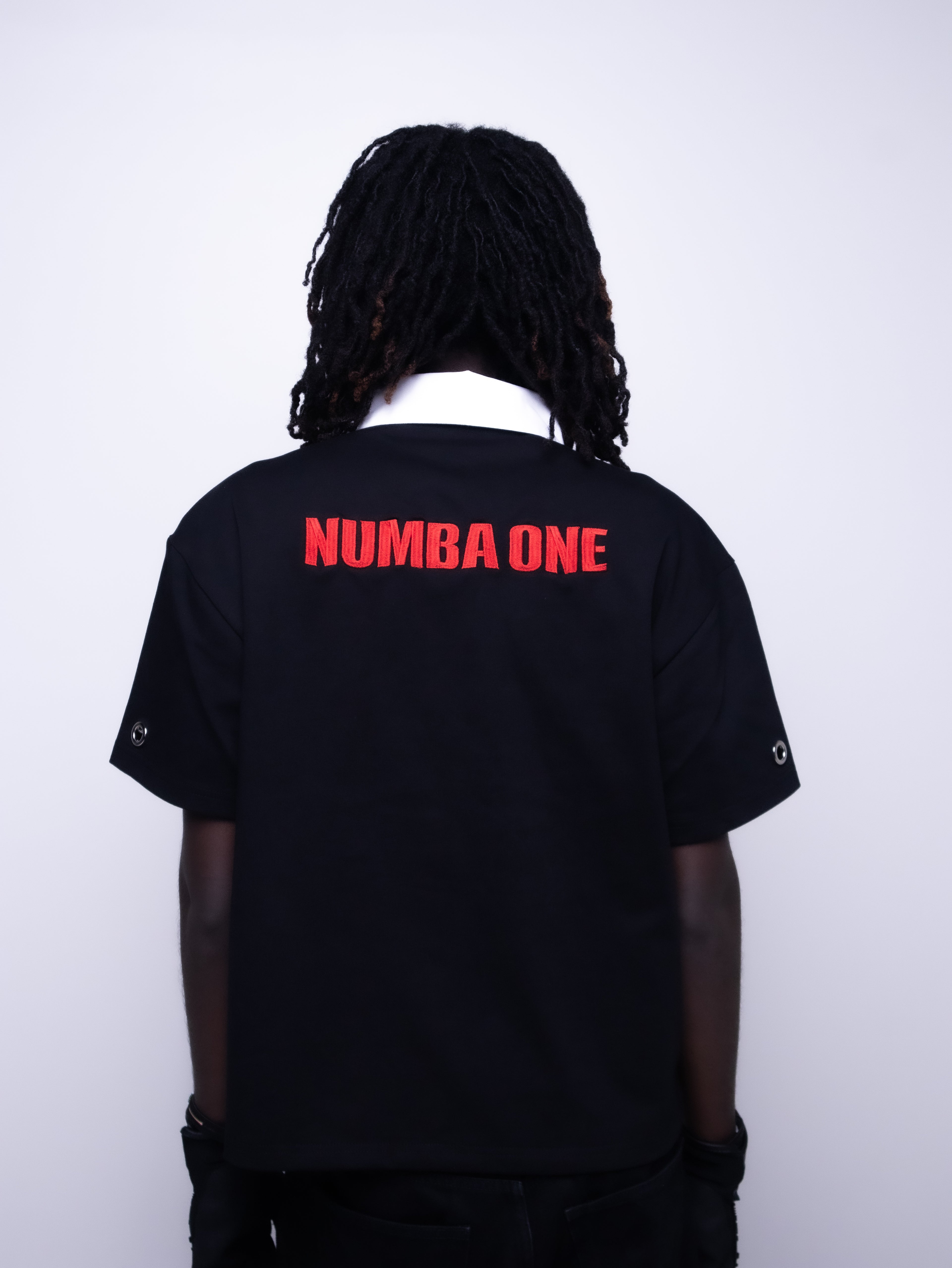 Black And Red One Life Company Polo